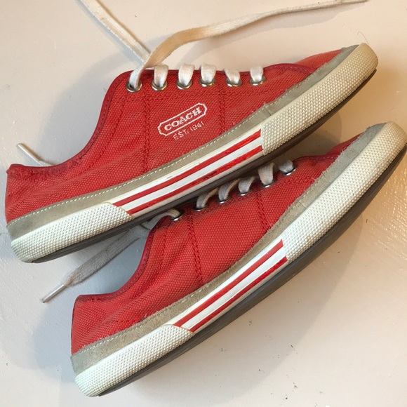 Coach Elen Red sneakers - Picture 8 of 9